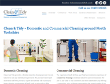 Tablet Screenshot of cleanandtidydc.co.uk